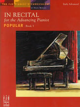 In Recital for the Advancing Pianist Popular piano sheet music cover
